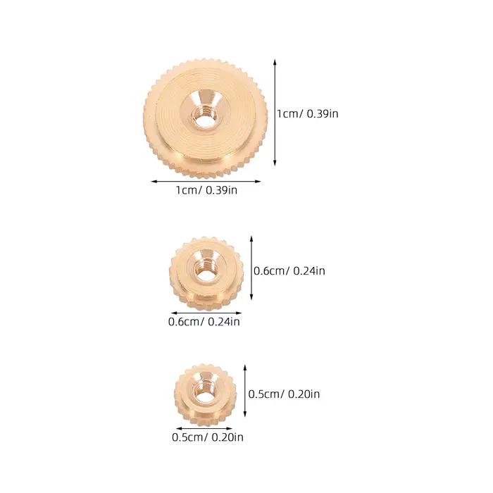 Écrous à main d'horloge en laiton