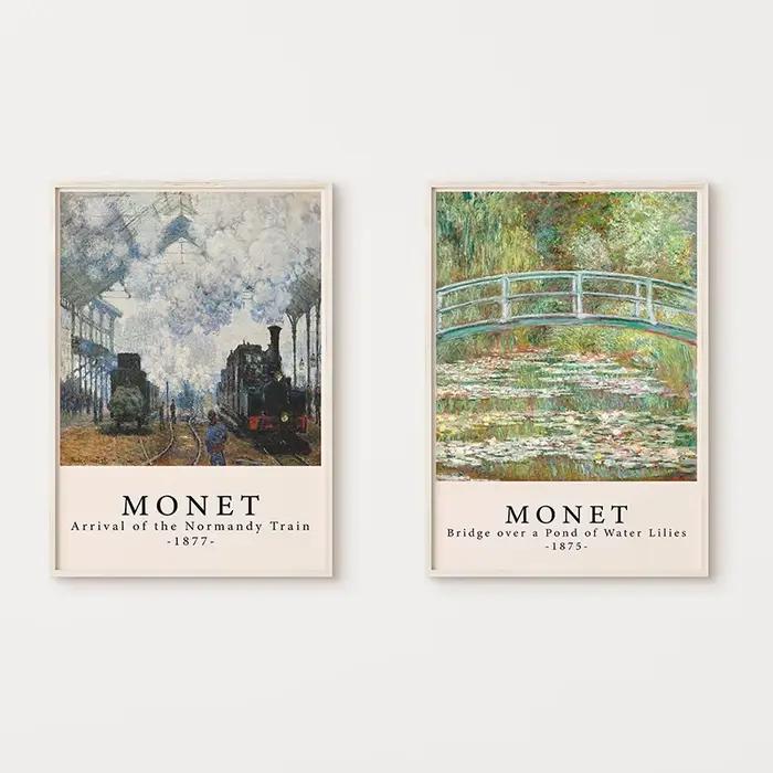 Affiche de l'artiste impressionniste Claude Monet