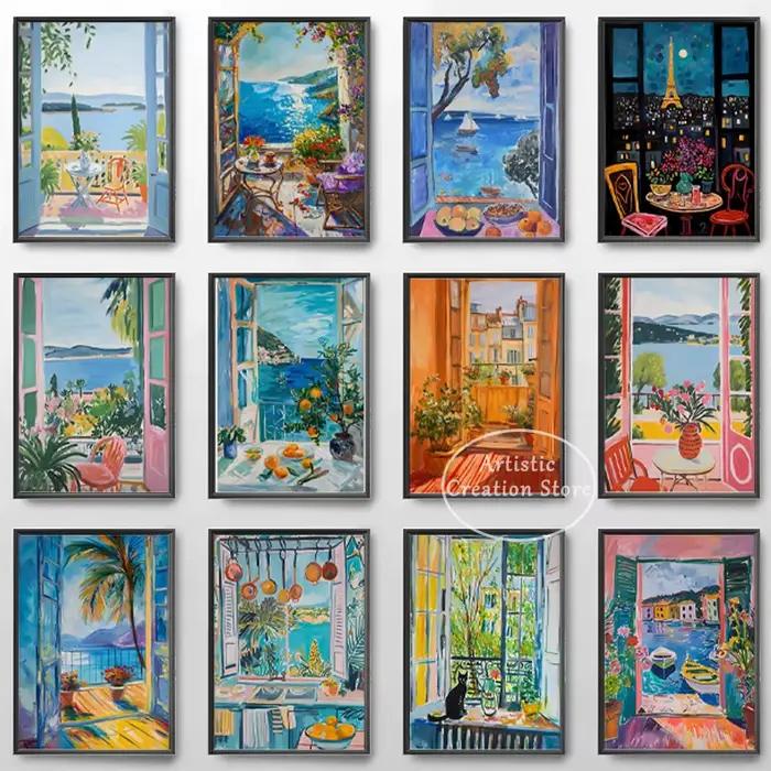 Matisse – affiche de vue sur Paris