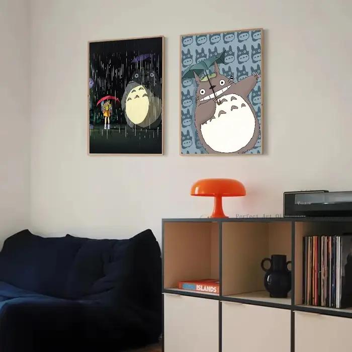Studio Ghibmovies Anime T-Totoro Cartoon Poster
