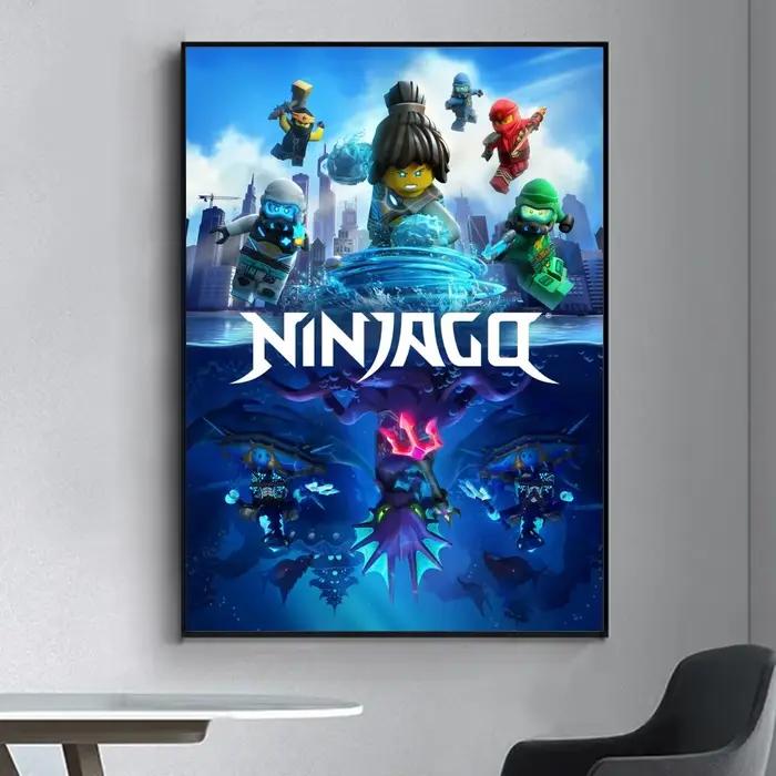 Cool L-LEGOs dessin animé n-ninjago affiche fantaisie