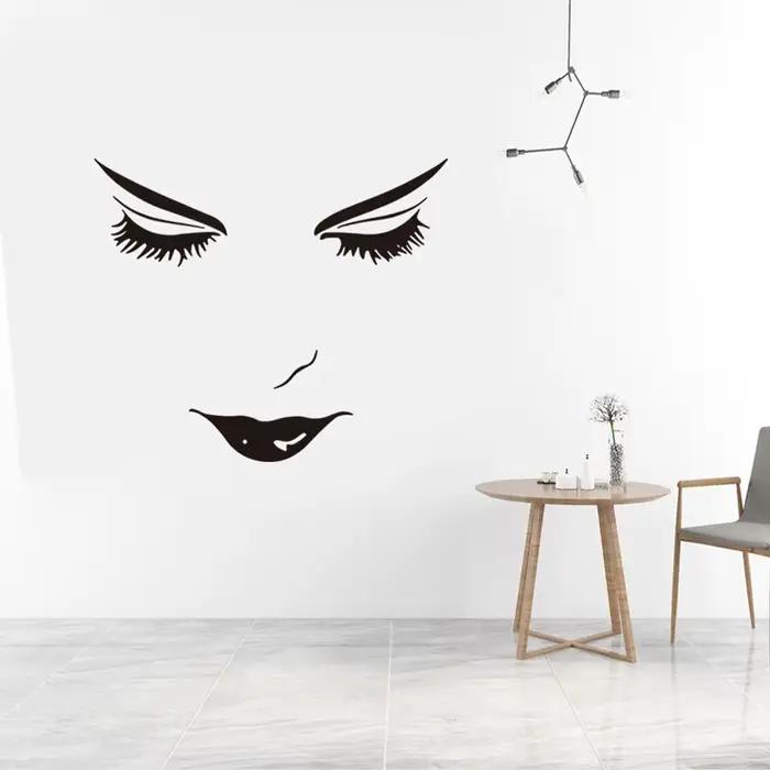 Autocollants muraux pour le visage