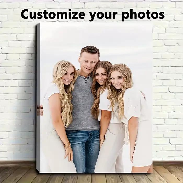 Impression de photos personnalisées sur toile encadrée