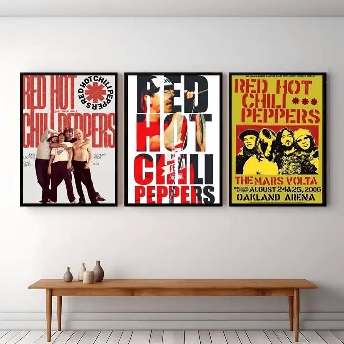 R-rouge chaud c-chili poivrons affiche affiches peintures décoratives étude chambre Bar fond