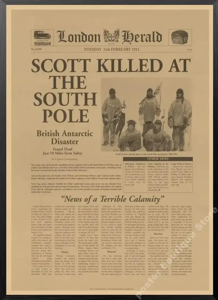 Affiche de journal du New York Times, rétro, vintage, en toile, série, 03/News