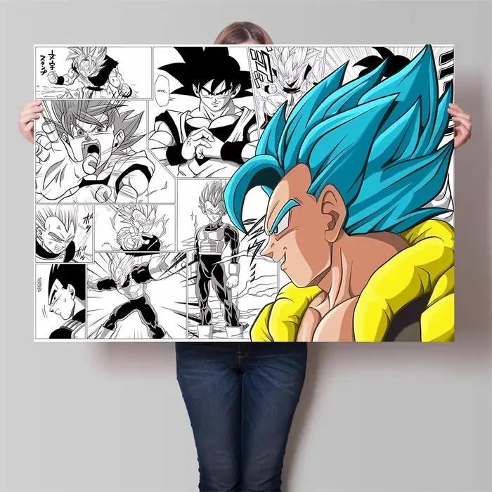 Peinture sur toile de personnages d'anime Dragon Ball