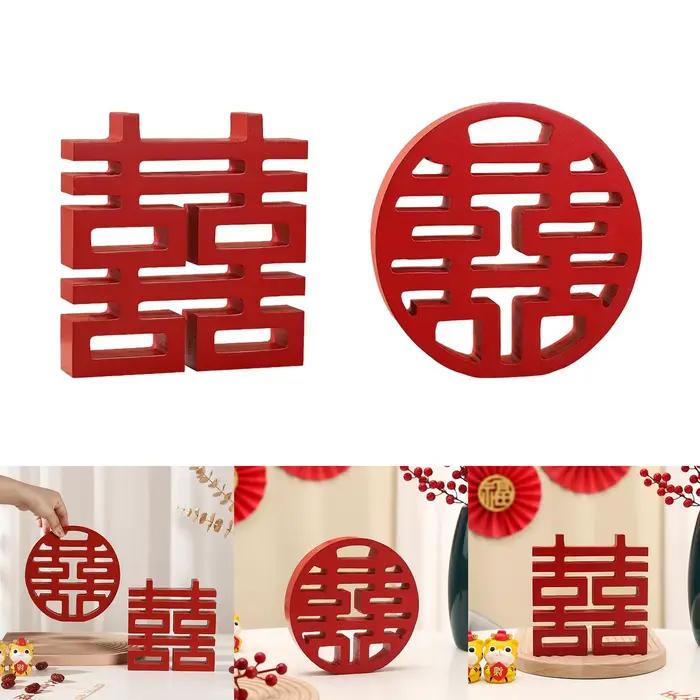 Tradition chinoise rouge heureux
