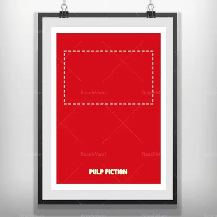 Affiche imprimée de film minimaliste, Pulp Fiction, Film