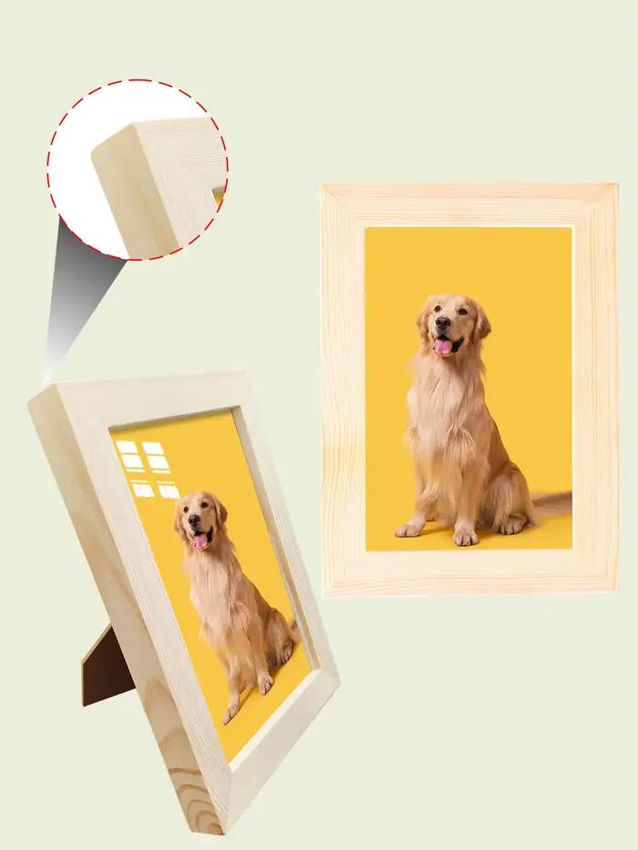 Cadre photo d'image personnalisé 1 pièce, cadres d'image personnalisés pour cadeau, options de tailles multiples, art mural, décoration de chambre