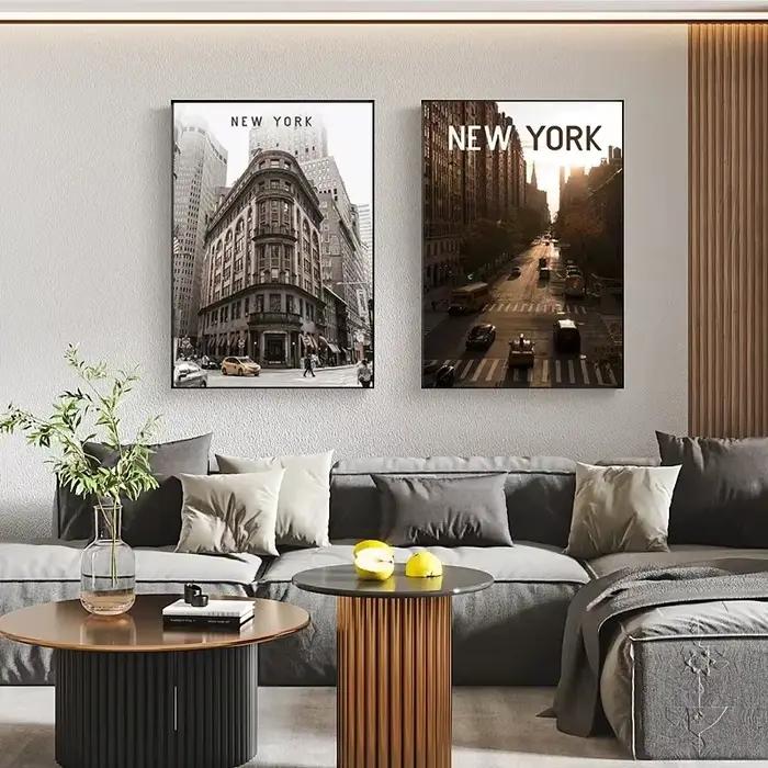 Peinture sur toile de la ville de New York