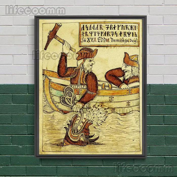 Toile d'Art Mural Scandinave Myenson