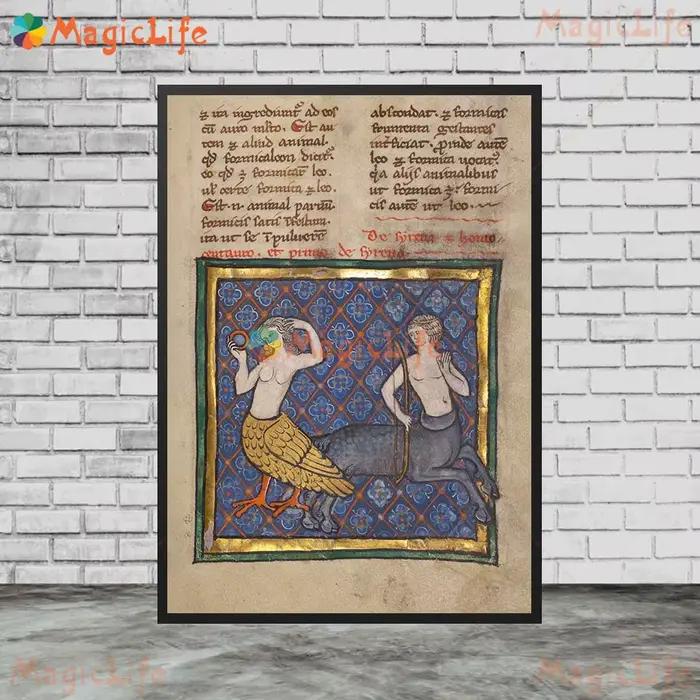 Affiches de Religion des écritures de la mythologie médiévale