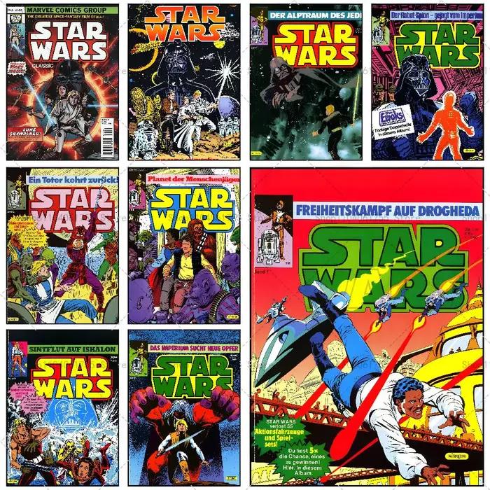 Affiche populaire d'anime S-Star Manga W-Wars