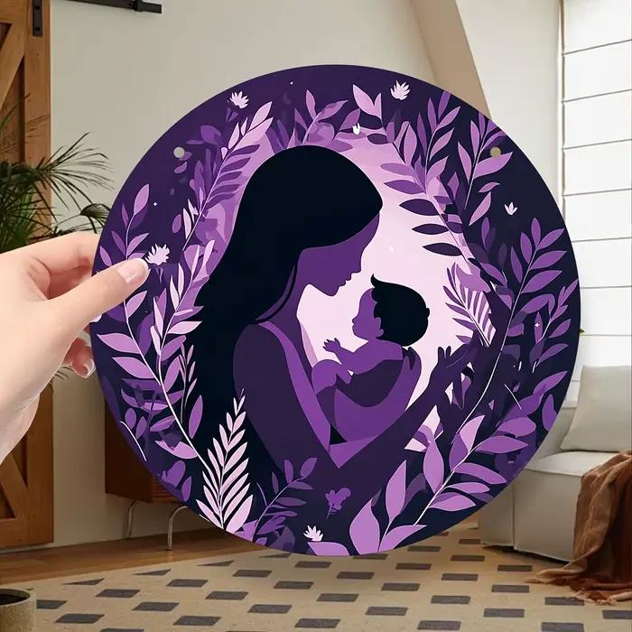 Disque rond en bois de 8 pouces