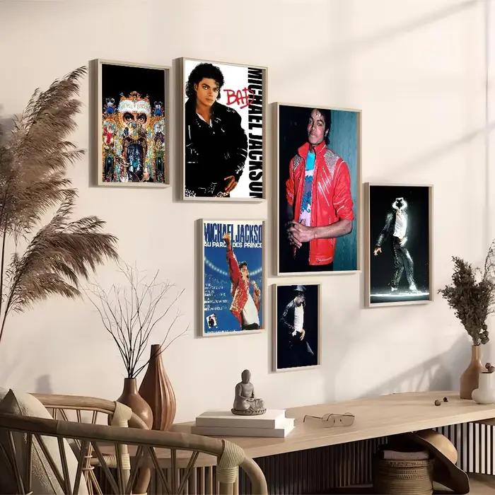 Michael Jackson Cartoon Pop Singer Art mural
