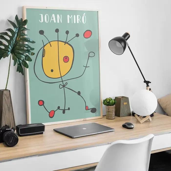 Affiches vintage d'art abstrait Joan Miro