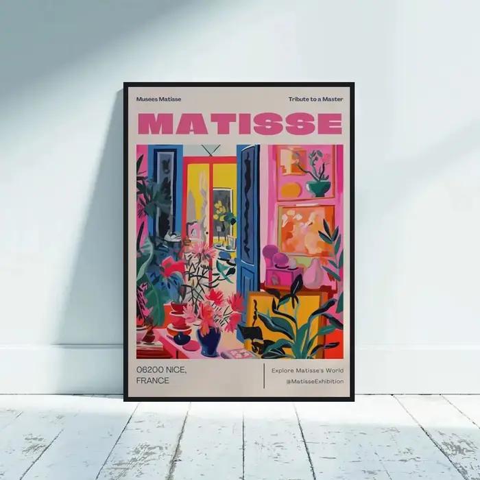 Les affiches d'art Henri Matisse conviennent à l'esthétique de l'art d'exposition de galerie moderne.