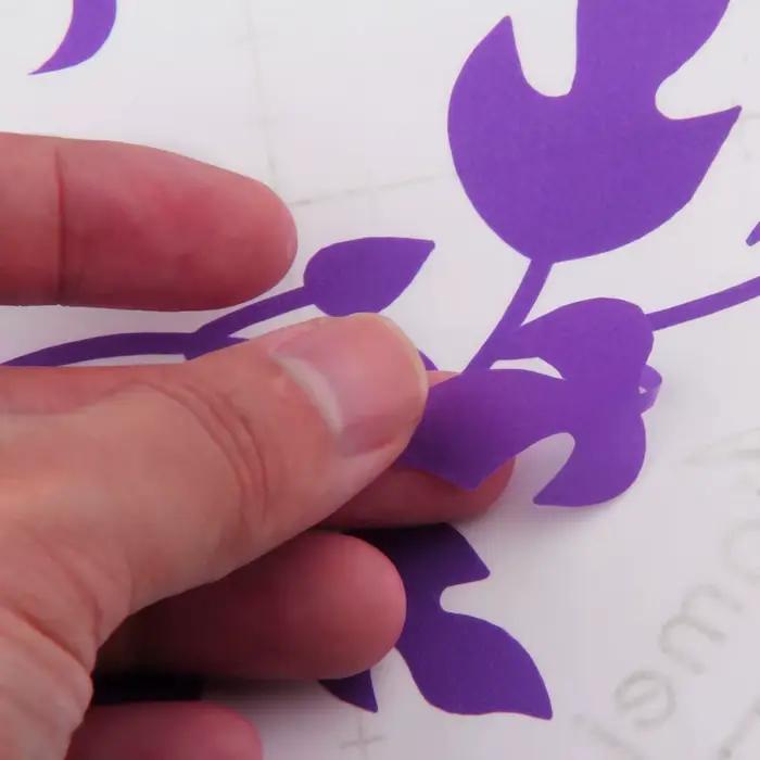 Autocollants muraux papillon et fleur pour salle de bain
