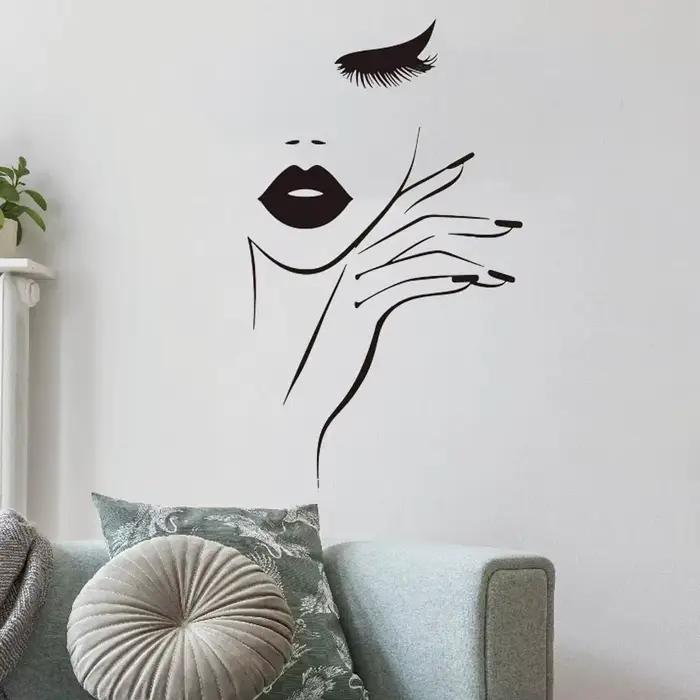 Autocollant mural pour Salon de manucure