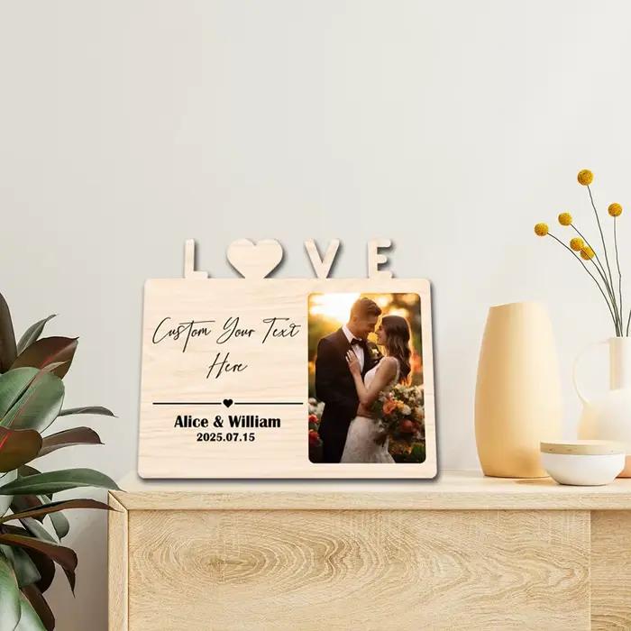 Cadre Photo personnalisé pour amoureux