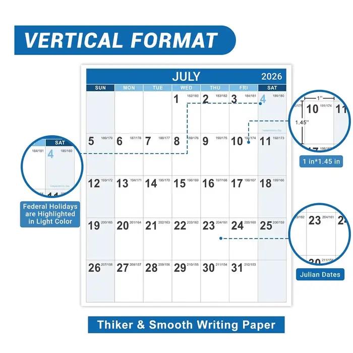 Calendrier mural annuel