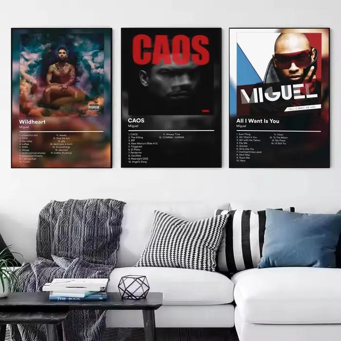 Affiche du célèbre rappeur M-Miguel