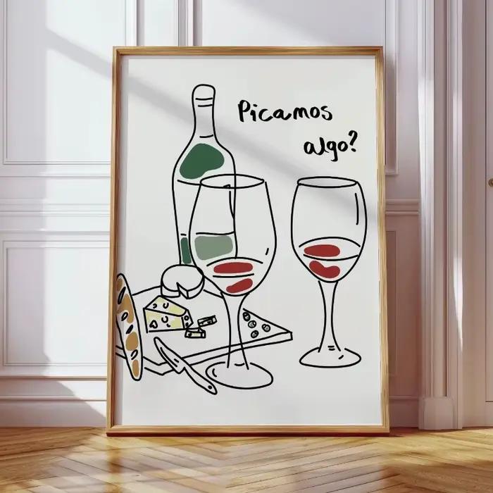 Affiches et impressions tendance de café latte et d'espresso pour la cuisine