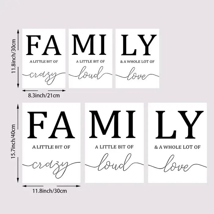 Affiche de famille Simple sans cadre