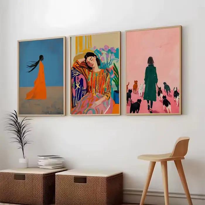 Affiches et tableaux sur toile colorés et tendance