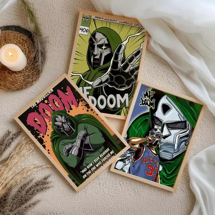 Affiche décorative du chanteur rappeur M-MF Doom