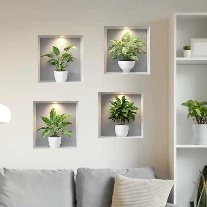 Nouvelles plantes vertes créatives