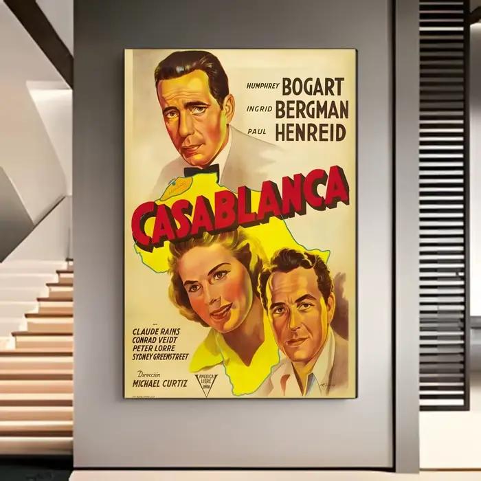 Affiche de film classique Casablanca