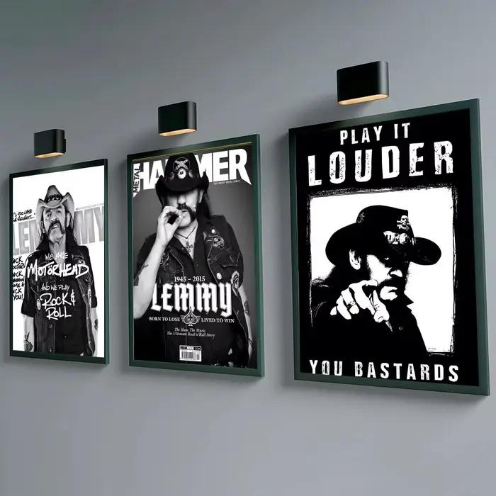 Affiche murale Singer L-Lemmy-Kilmister