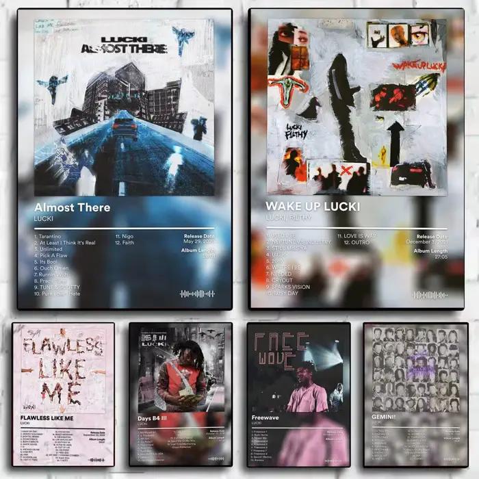 Affiche d'album L-LUCKI