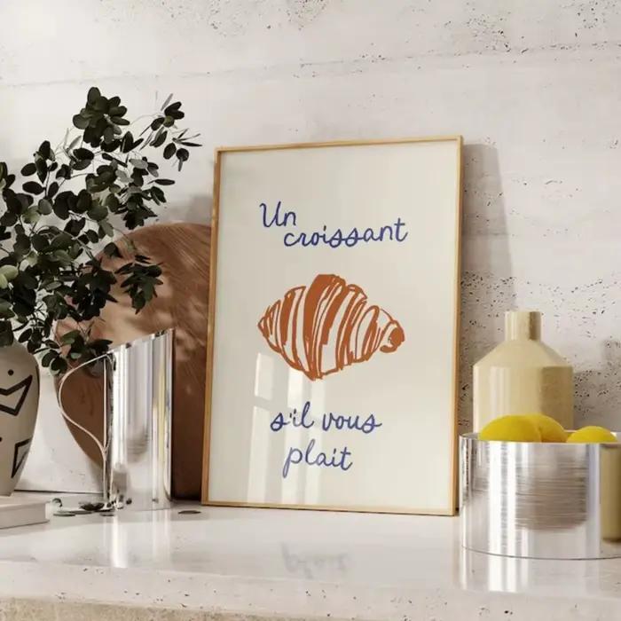 Affiche de cuisine mignonne et tendance