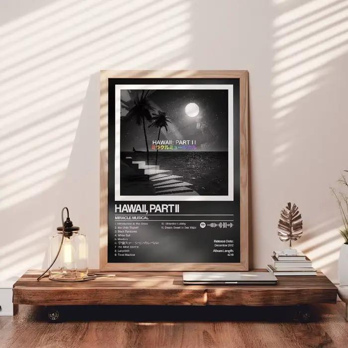 Affiche musicale Miracles imprimée HD