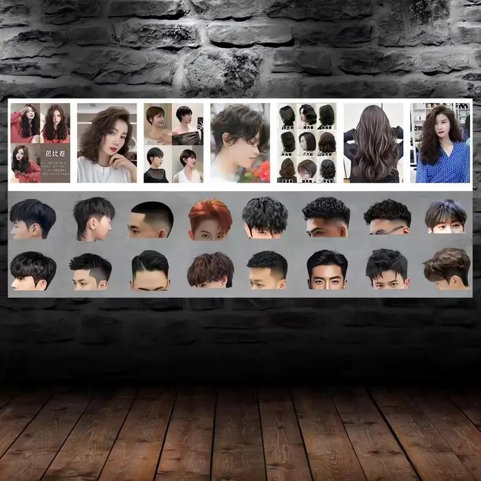 Affiches d'inspiration classiques et tendance pour coiffure