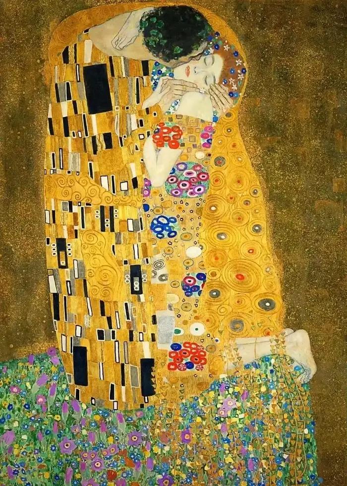 Peinture sur toile Gustav Klimt Art Nouveau