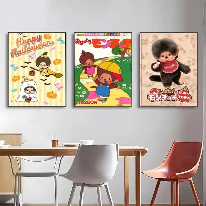 Affiche de dessin animé M-Monchhichis
