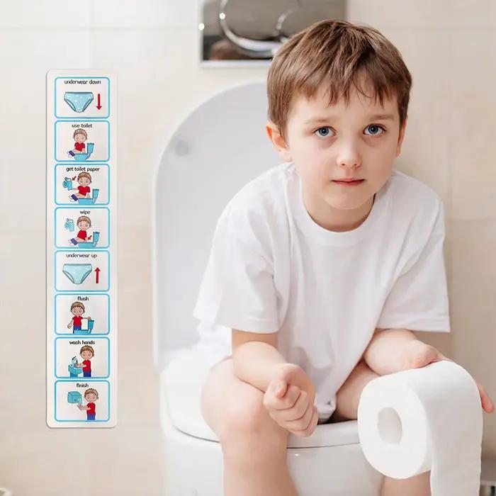 Formation à la propreté calendrier visuel tableau des toilettes