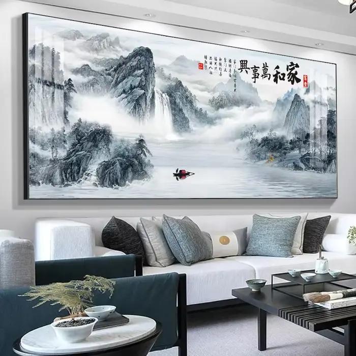 Peinture d'art de paysage de style chinois Wanshixing