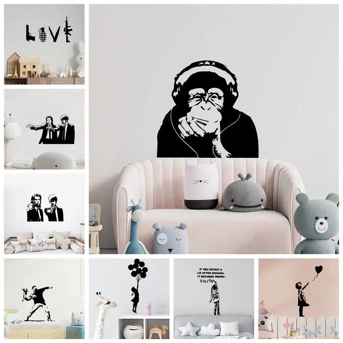1pc Banksy mur Art décoration de la maison