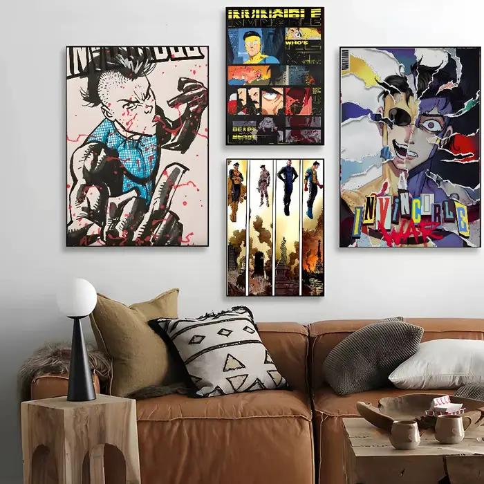 Affiche d'images de dessins animés I-InvincibleS