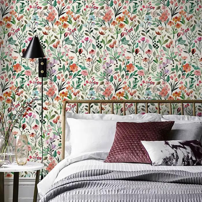 Papier peint Peel and Stick - Imprimé français pour panneaux muraux | Décor de fond de télévision en gros