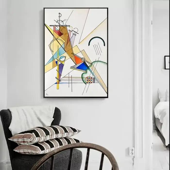 Affiches d'art mural géométrique de Wassily Kandinsky
