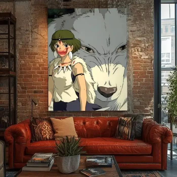 Affiche animée P-Princess M-Mononoke