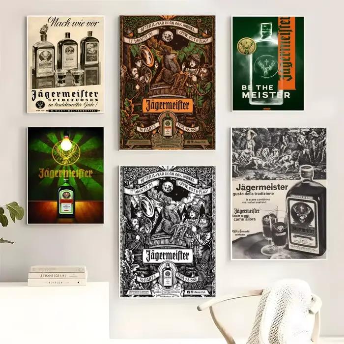 Affiche avec Logo de bière j-jagermeisters