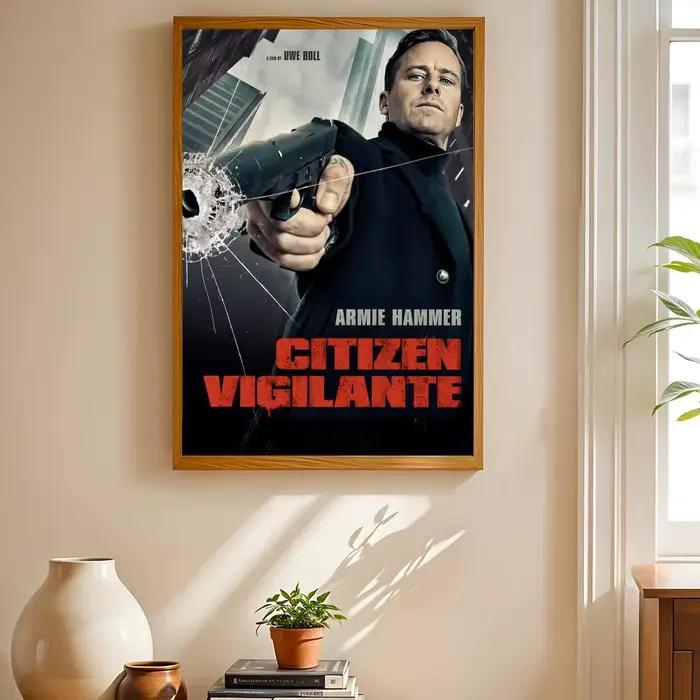 Affiche de film C-Citizen Vigilante, impression artistique murale, convient pour le salon, la chambre à coucher, le bar, la salle de séjour, décoration de la maison, cadeau