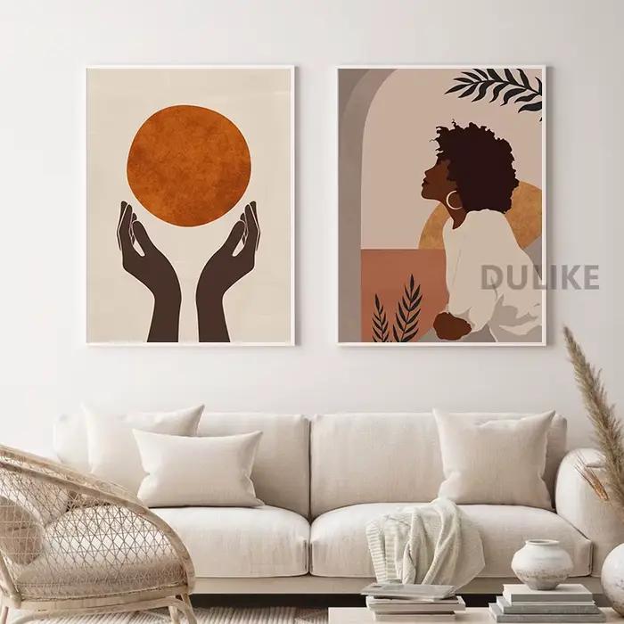 Peinture sur toile abstraite pour Couple