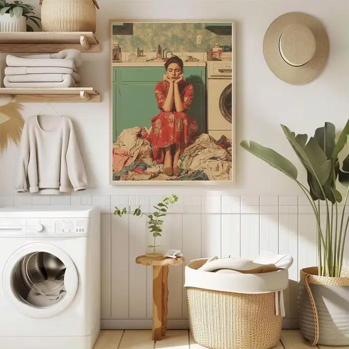 Impression sur toile de café parisien chaleureux - Œuvre d'art de style impressionniste d'une femme dégustant
